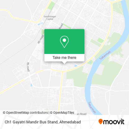 Ch1 Gayatri Mandir Bus Stand map