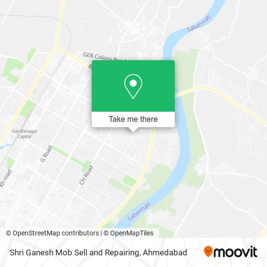 Shri Ganesh Mob Sell and Repairing map