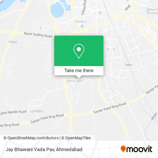 Jay Bhawani Vada Pav map