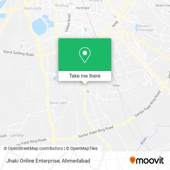 Jhaki Online Enterprise map