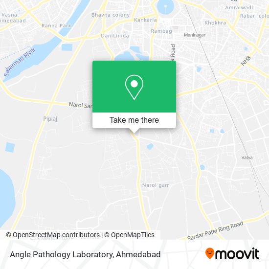 Angle Pathology Laboratory map