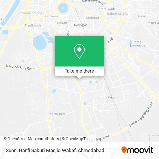 Sunni Hanfi Sakuri Masjid Wakaf map
