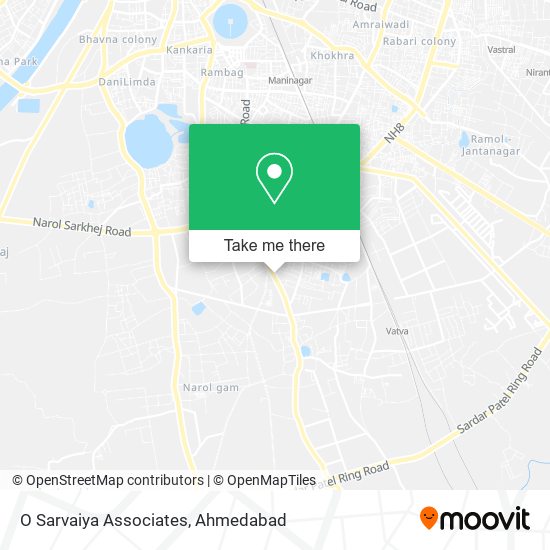 O Sarvaiya Associates map