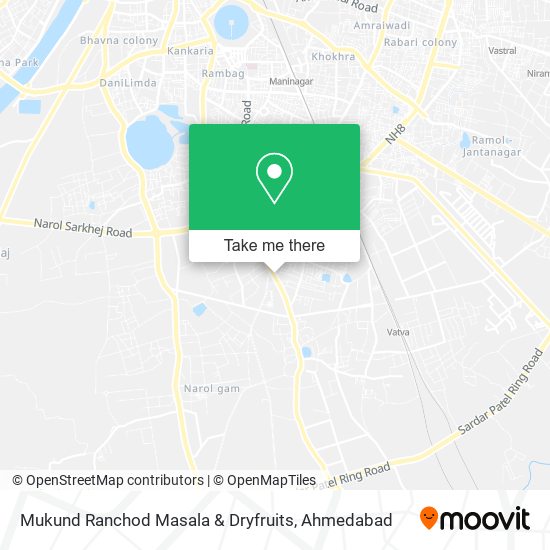 Mukund Ranchod Masala & Dryfruits map