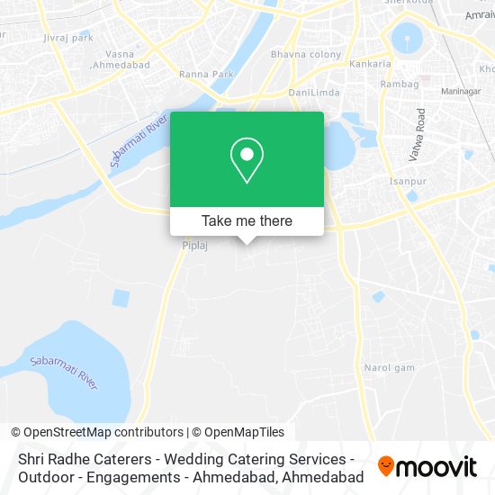 Shri Radhe Caterers - Wedding Catering Services - Outdoor - Engagements - Ahmedabad map