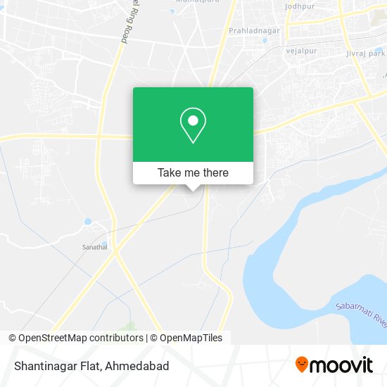 Shantinagar Flat map