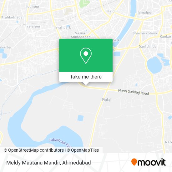 Meldy Maatanu Mandir map