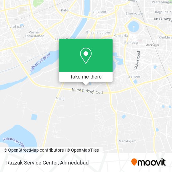 Razzak Service Center map