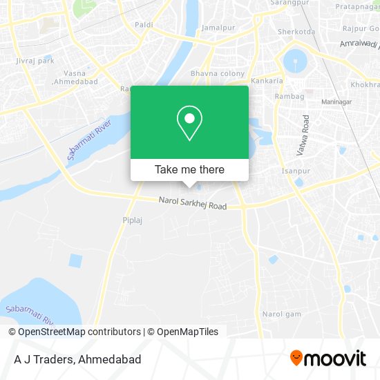 A J Traders map