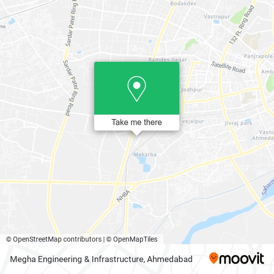 Megha Engineering & Infrastructure map