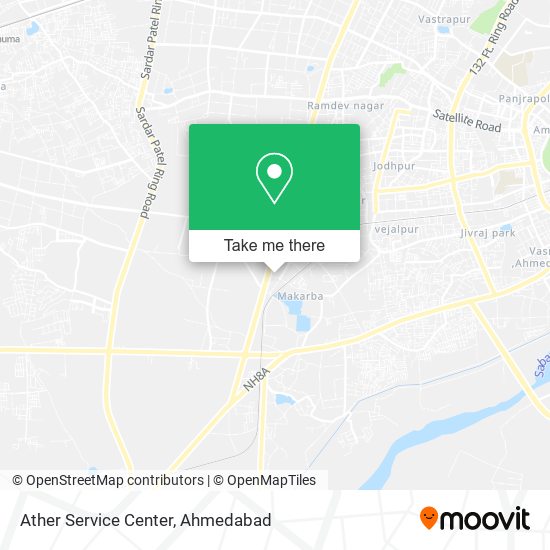 Ather Service Center map