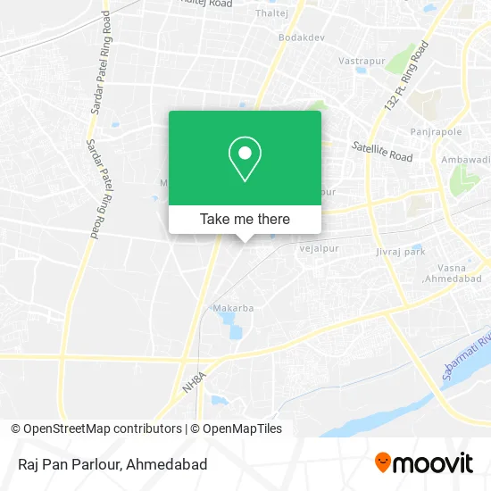 Raj Pan Parlour map