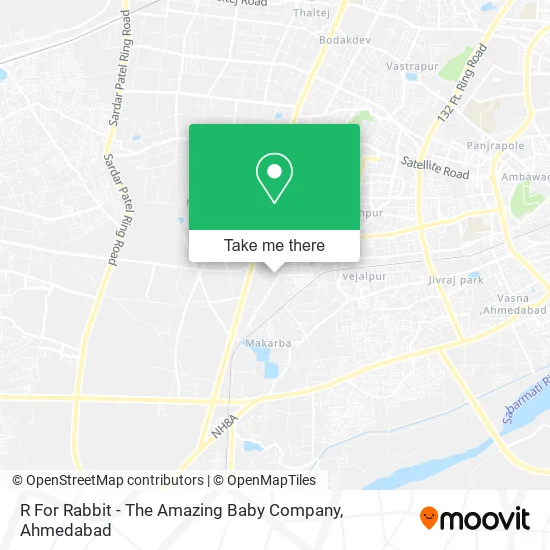 R For Rabbit - The Amazing Baby Company map