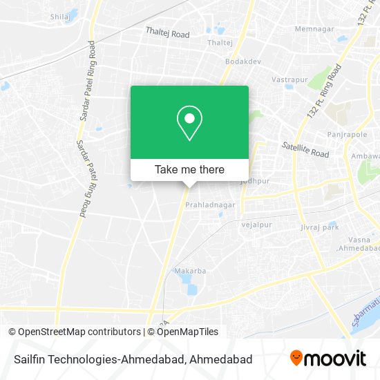 Sailfin Technologies-Ahmedabad map