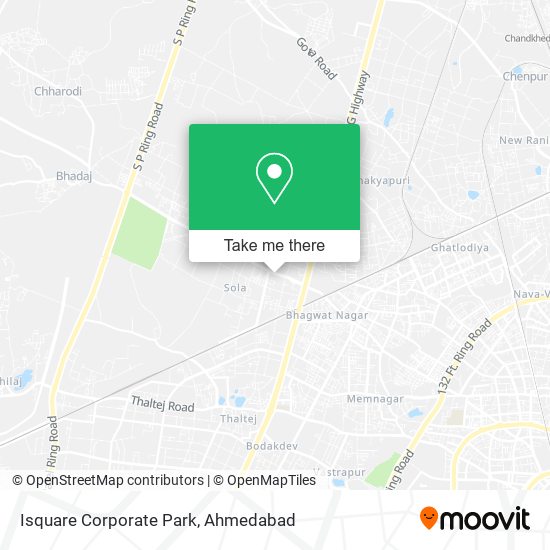 Isquare Corporate Park map