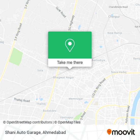 Shani Auto Garage map