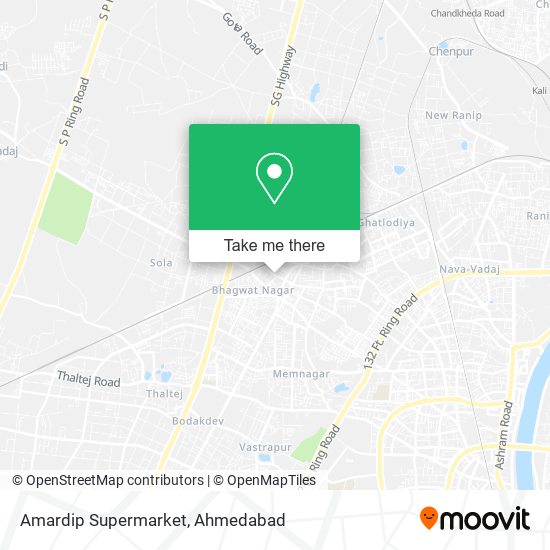 Amardip Supermarket map