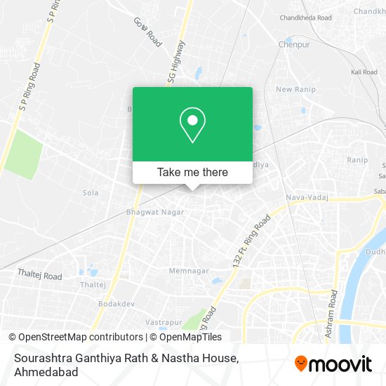 Sourashtra Ganthiya Rath & Nastha House map