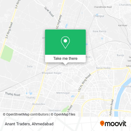 Anant Traders map