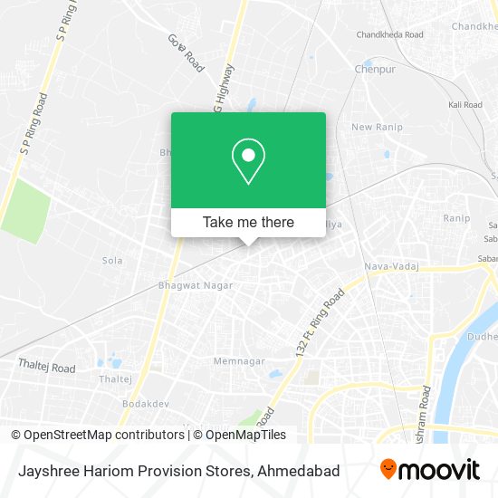 Jayshree Hariom Provision Stores map