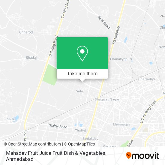 Mahadev Fruit Juice Fruit Dish & Vegetables map