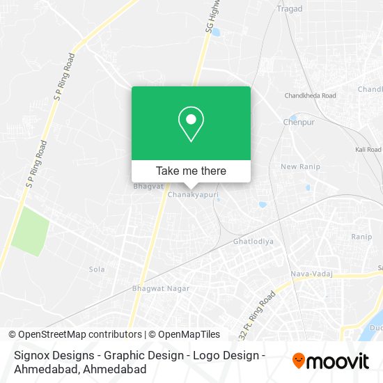 Signox Designs - Graphic Design - Logo Design - Ahmedabad map