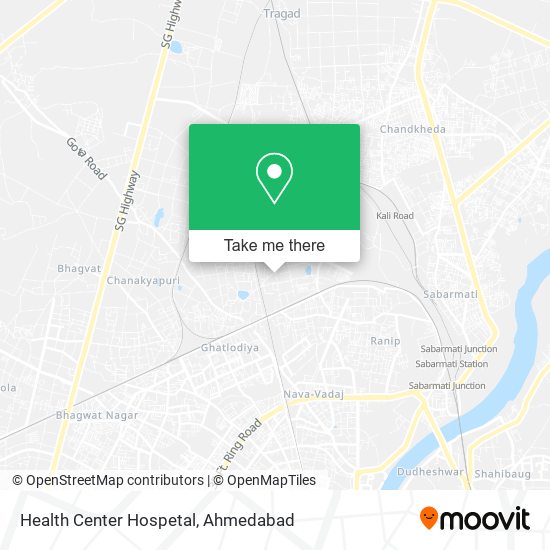 Health Center Hospetal map