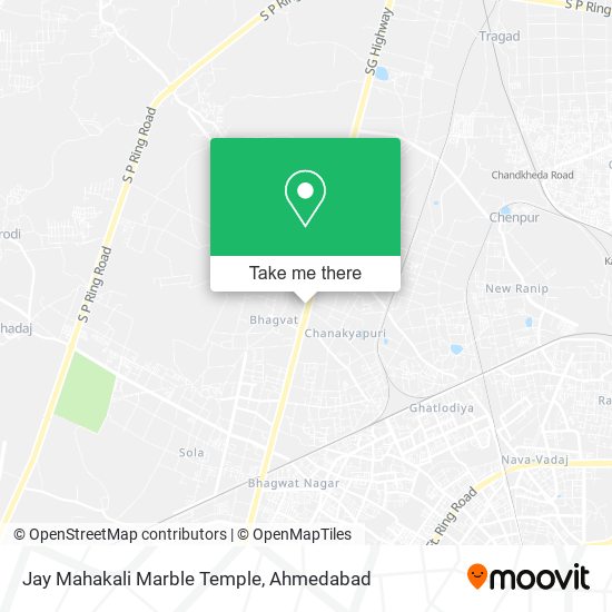 Jay Mahakali Marble Temple map