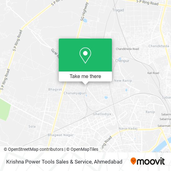 Krishna Power Tools Sales & Service map