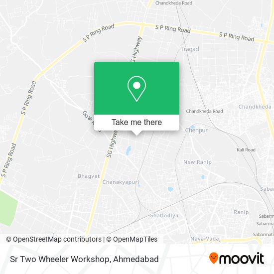 Sr Two Wheeler Workshop map
