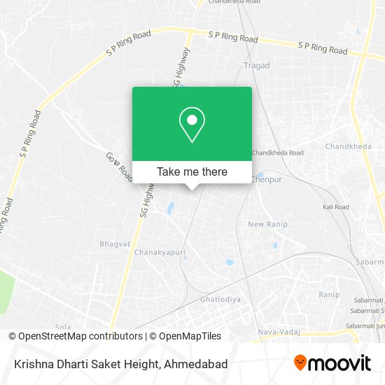 Krishna Dharti Saket Height map