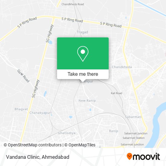 Vandana Clinic map