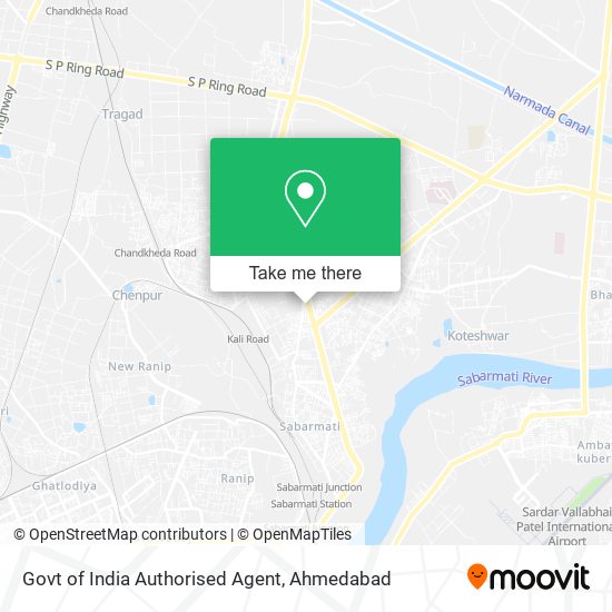 Govt of India Authorised Agent map