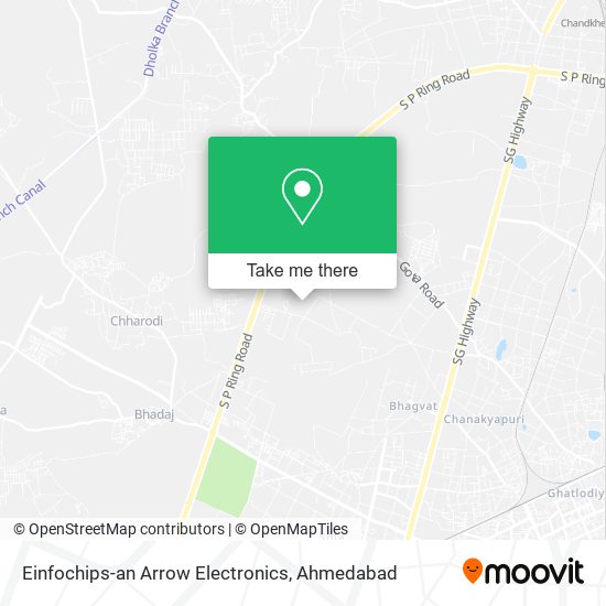 Einfochips-an Arrow Electronics map