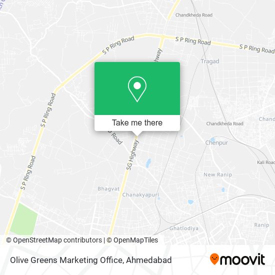 Olive Greens Marketing Office map