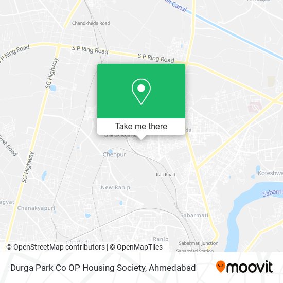 Durga Park Co OP Housing Society map