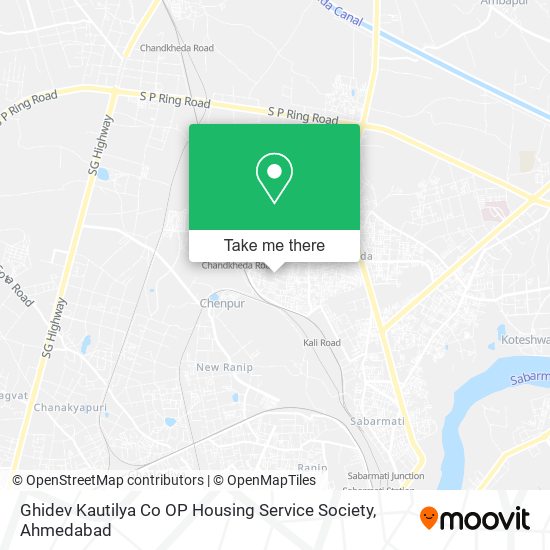 Ghidev Kautilya Co OP Housing Service Society map