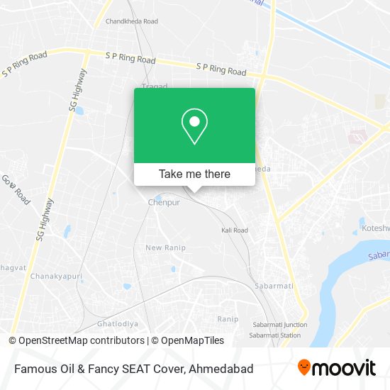 Famous Oil & Fancy SEAT Cover map