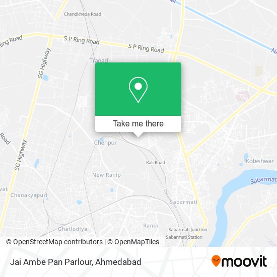 Jai Ambe Pan Parlour map