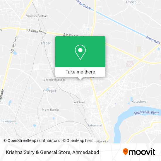 Krishna Sairy & General Store map