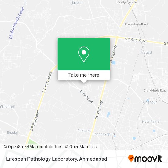 Lifespan Pathology Laboratory map