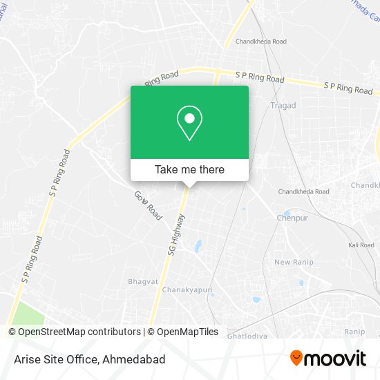 Arise Site Office map
