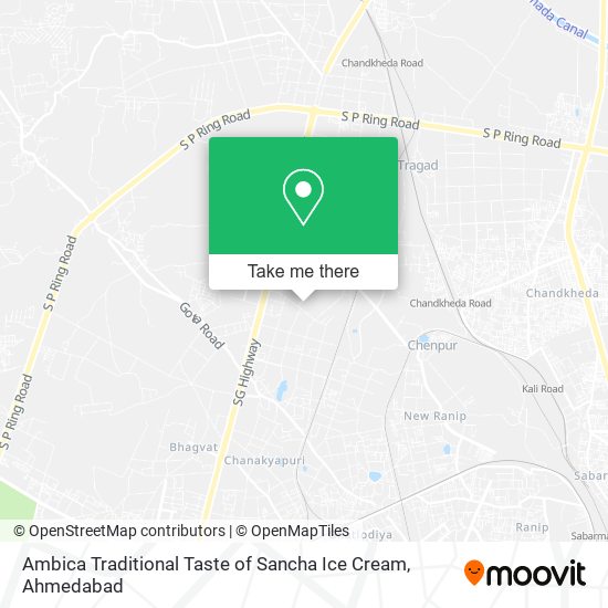Ambica Traditional Taste of Sancha Ice Cream map
