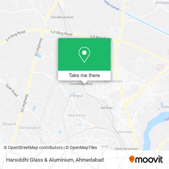 Harsiddhi Glass & Aluminium map