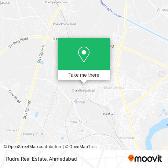 Rudra Real Estate map