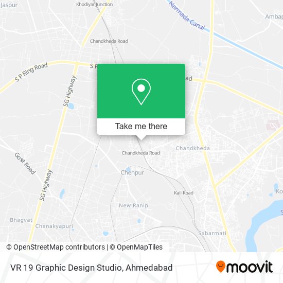 VR 19 Graphic Design Studio map