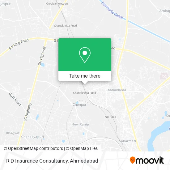 R D Insurance Consultancy map