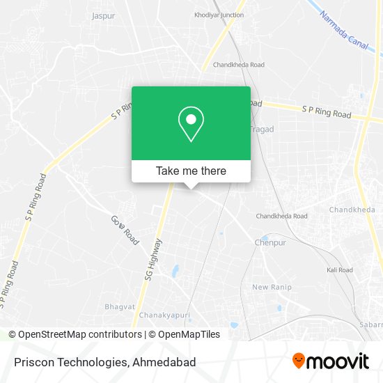 Priscon Technologies map