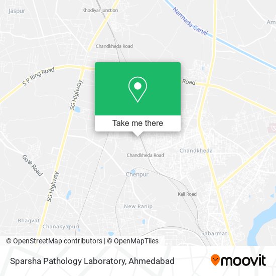 Sparsha Pathology Laboratory map