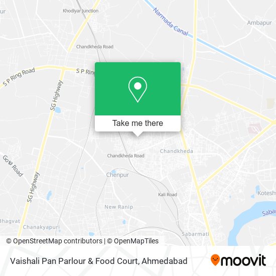 Vaishali Pan Parlour & Food Court map